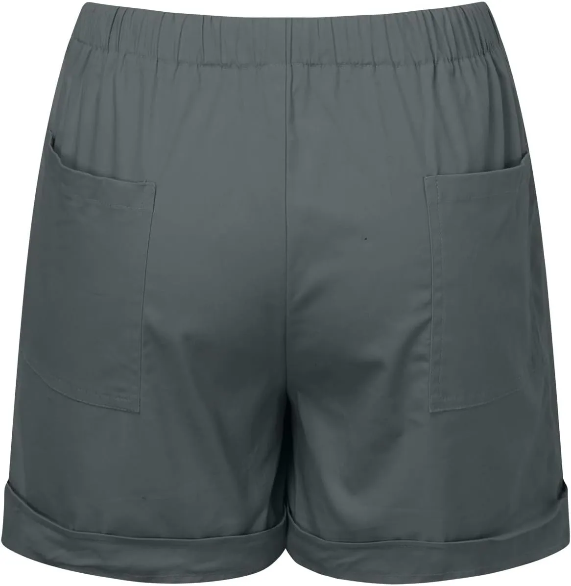 Plus Size Shorts for Women High Waisted Drawstring Cotton Lounge Shorts Pull On Short Casual Pants Summer Outfits