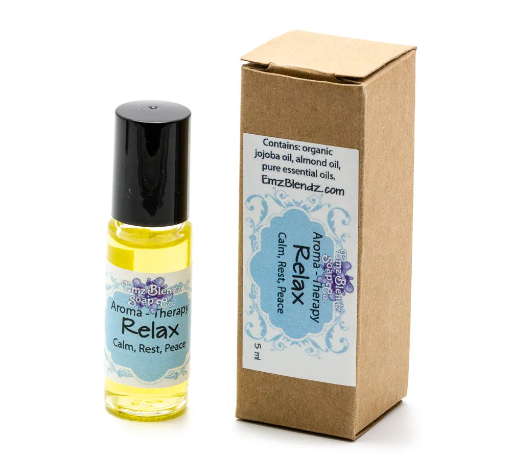 Relax | Aroma-Therapy | Natural Perfume Oil | Calm, Rest, Peace