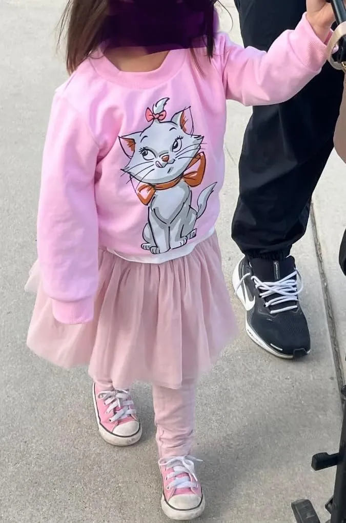 RETSUGO Toddler Baby Girls Sweatshirts Casual Pullover Crewneck Winter Long Sleeve Tops Shirts Clothes 3T-8T