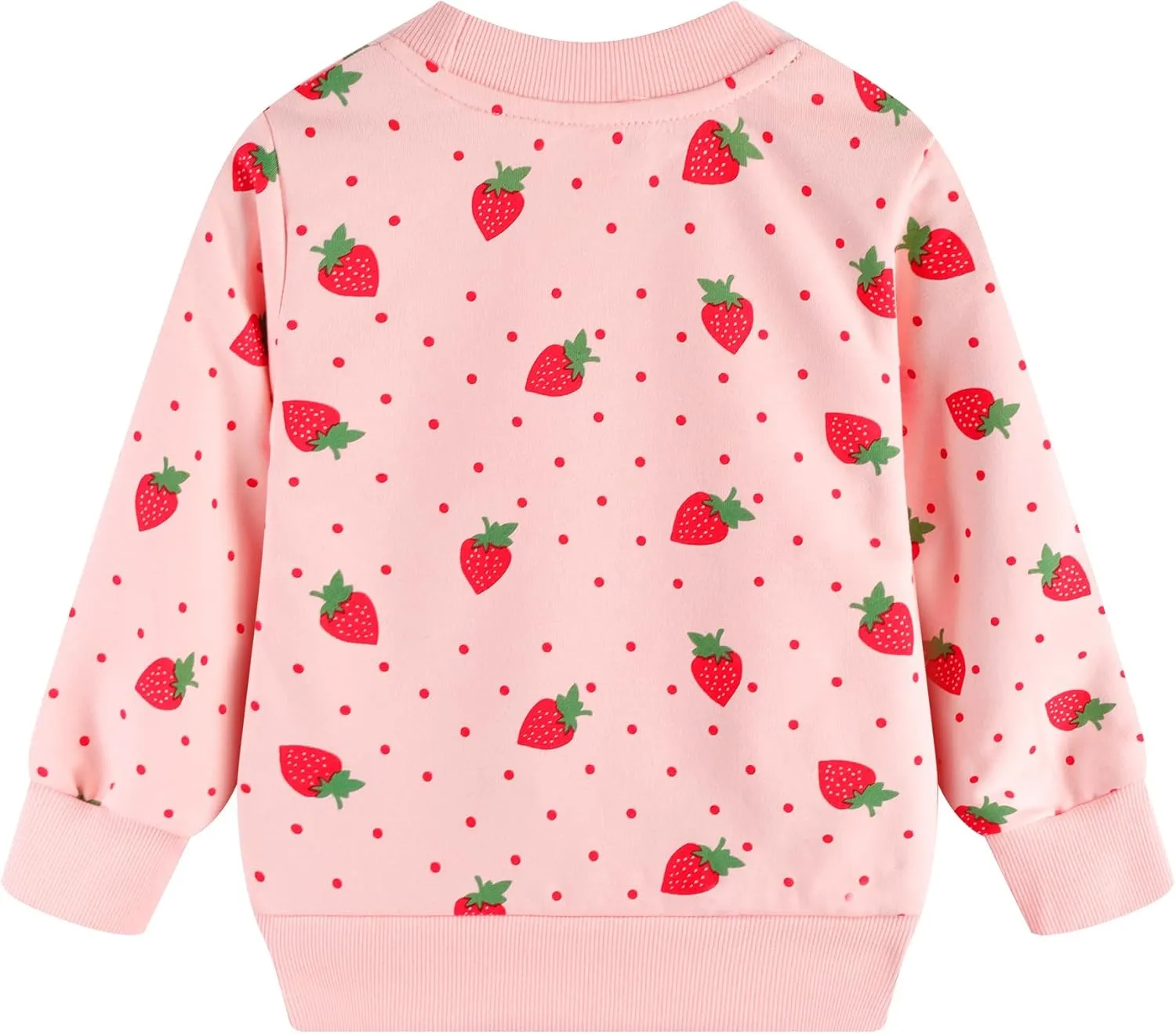 RETSUGO Toddler Baby Girls Sweatshirts Casual Pullover Crewneck Winter Long Sleeve Tops Shirts Clothes 3T-8T