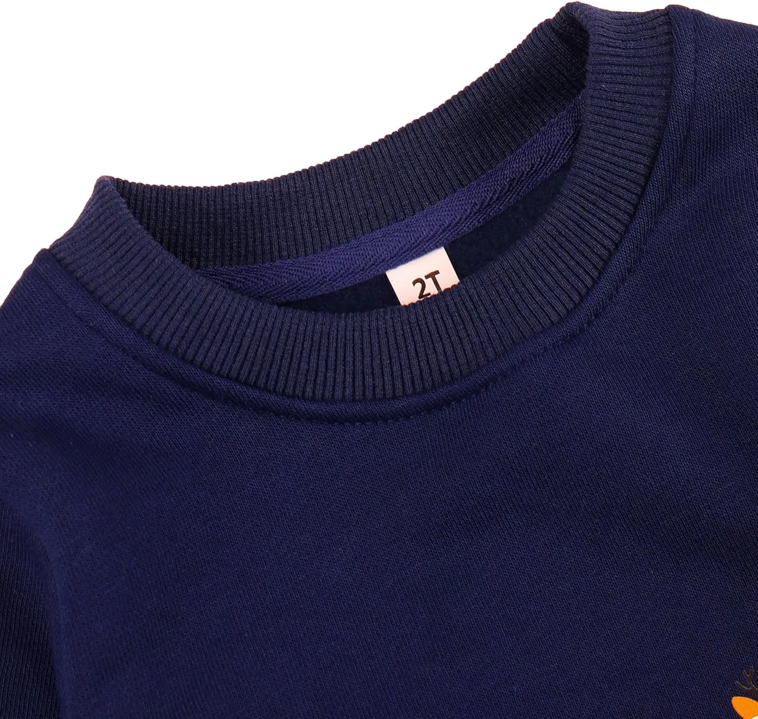 RETSUGO Toddler Boys Christmas Sweatshirts Kids Ugly Sweaters Reindeer Long Sleeve Xmas Fleece Pullover Tops Trucks Shirts
