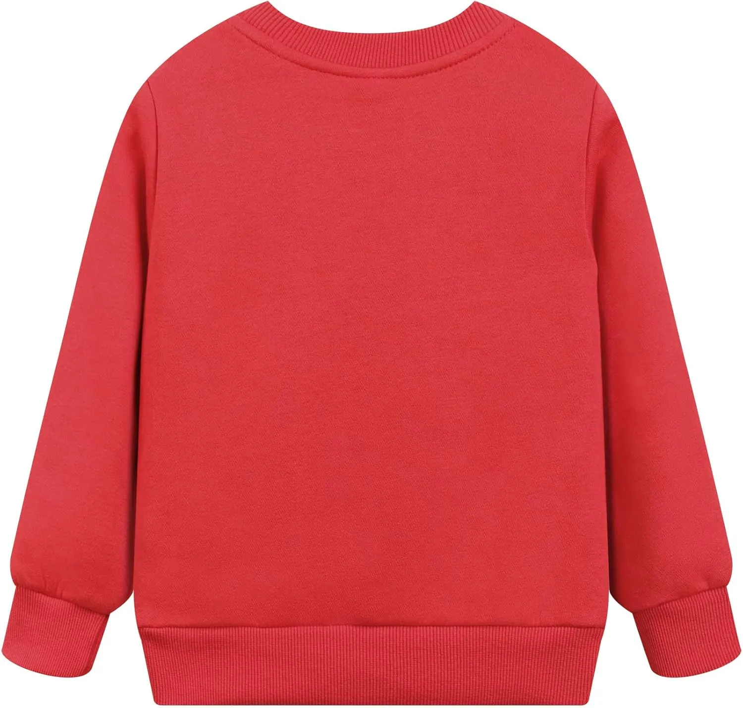RETSUGO Toddler Boys Christmas Sweatshirts Kids Ugly Sweaters Reindeer Long Sleeve Xmas Fleece Pullover Tops Trucks Shirts