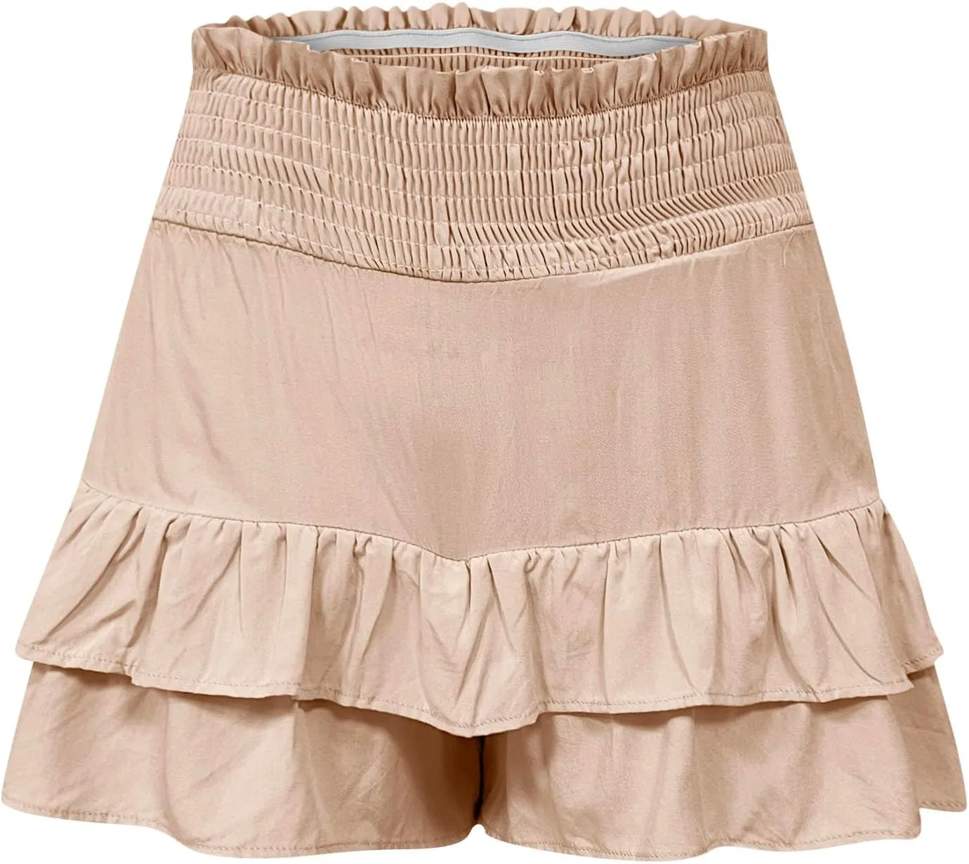 Shorts for Women High Waisted Pleated Ruffle Shorts Cute Loose Flowy Skorts 2024 Summer Casual Cropped Pants
