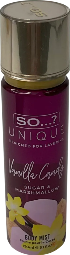 so.. Unique Vanilla Candy Body Mist Vanilla Candy 150ml