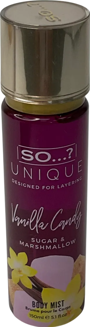 so.. Unique Vanilla Candy Body Mist Vanilla Candy 150ml
