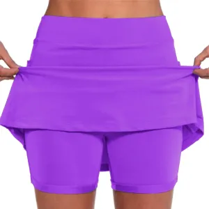 Tennis Skirts for Women with Shorts Summer Casual Y2K Plus Size High Waisted Sexy Athletic Golf Skorts Comfy Workout Outfits