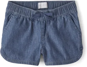The Children's Place Girls Denim Pull On Shorts