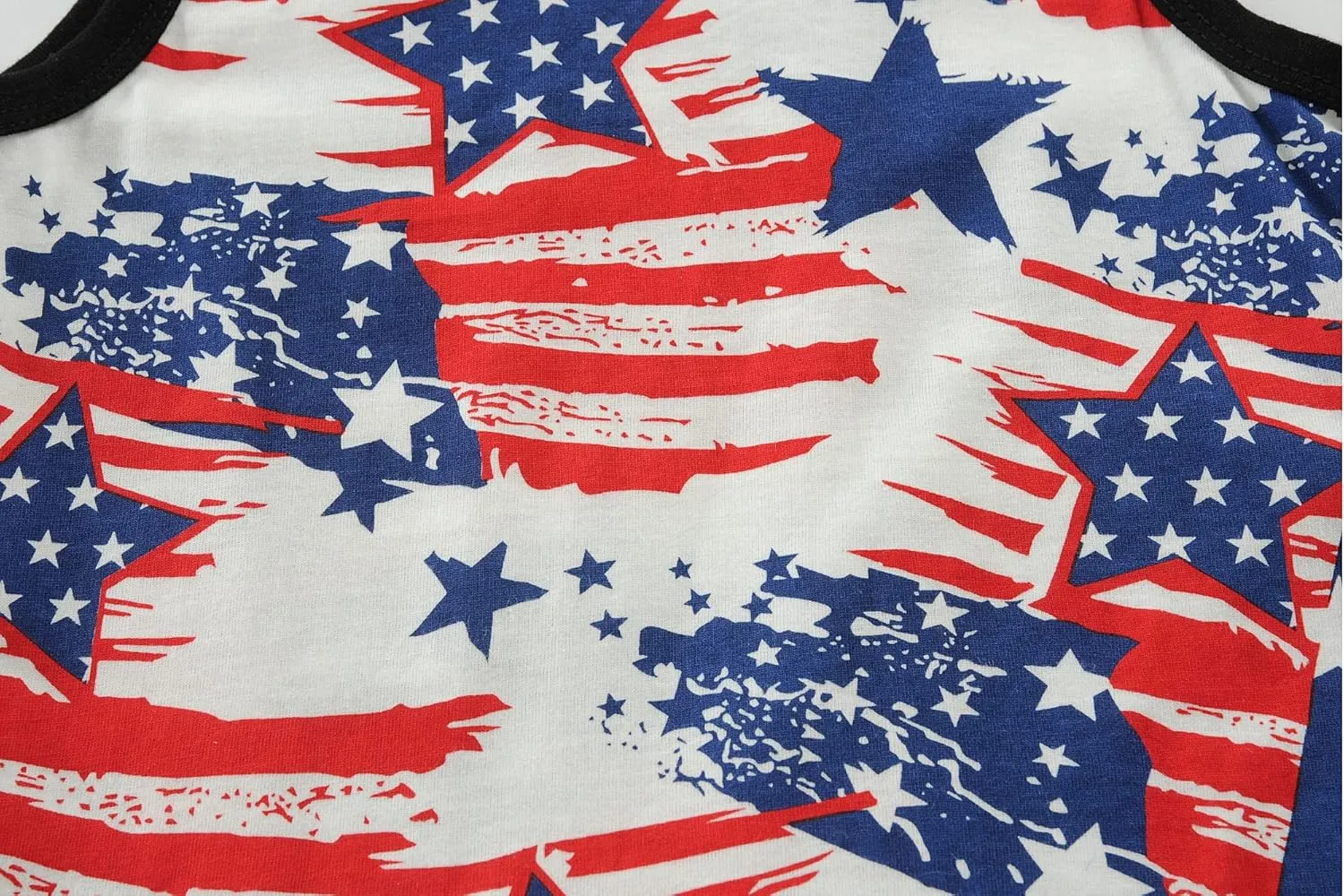 Toddler Boys' Tank Tops American Flag T-Shirt Kids 4th of July Shirts Cotton Patriotic Sleeveless Top Tees 1-7T
