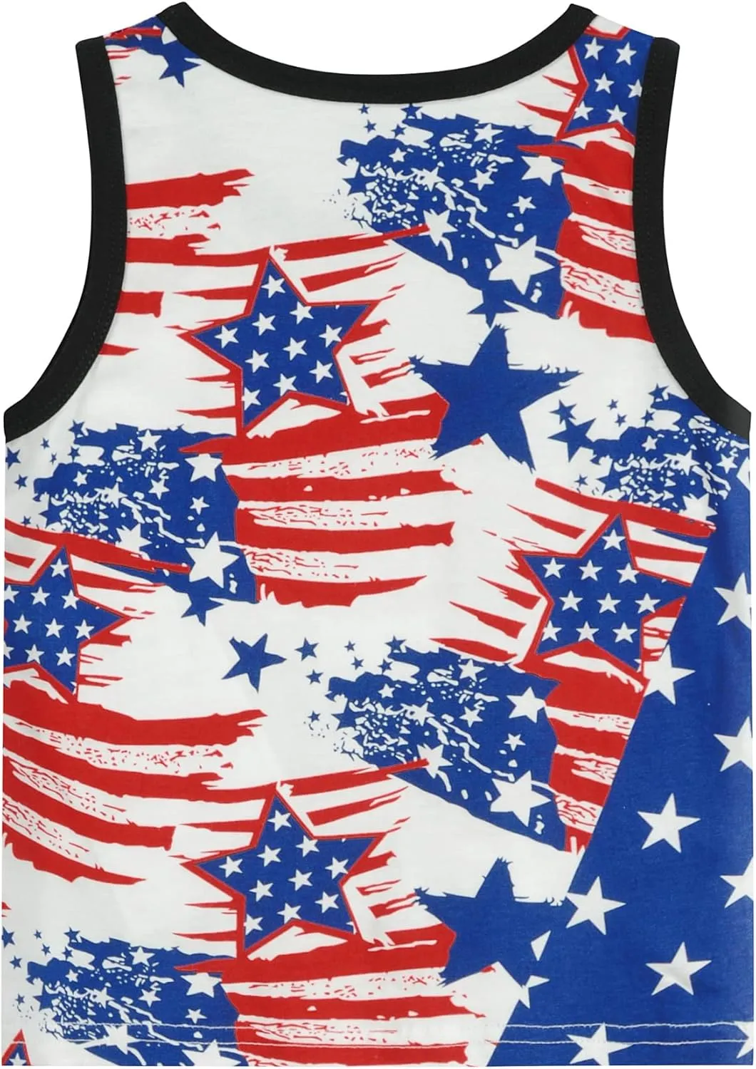 Toddler Boys' Tank Tops American Flag T-Shirt Kids 4th of July Shirts Cotton Patriotic Sleeveless Top Tees 1-7T