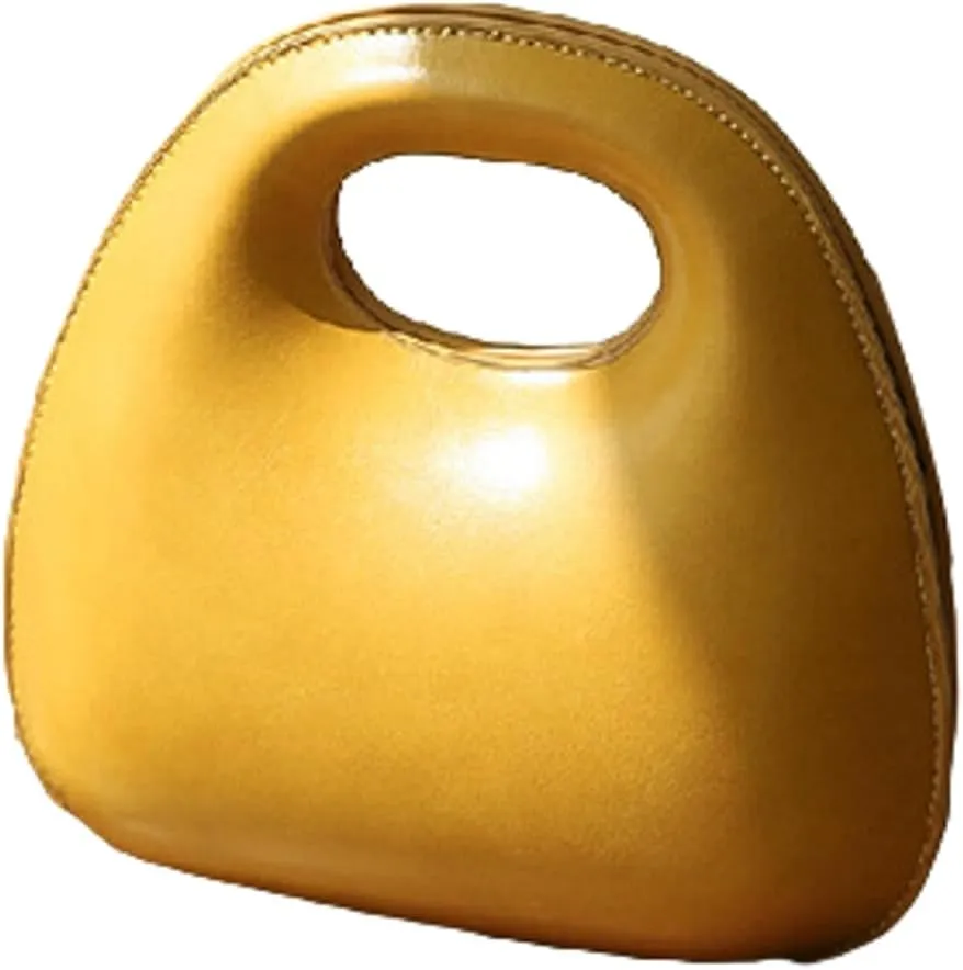 Trendy Small Round Crossbody Bag for Women Cute Vegan Leather Top Handle Handbag Shoulder Purse Designer Satchels