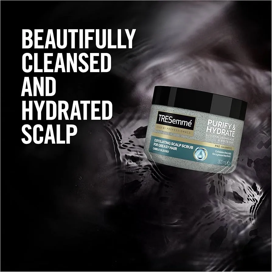 TRESemme Purify & Hydrate Exfoliating Scalp Scrub PreShampoo For Greasy Hair 300ml