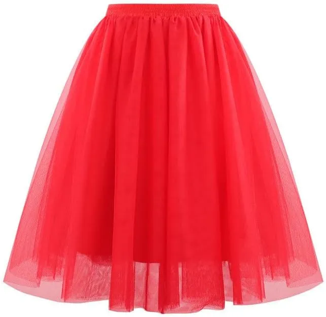 Tutu Skirts for Women, Teens Tutu Skirt Adult Layered Tulle Skirt Short Ballet Skirt A Line Dance Skirt Mesh Skirts
