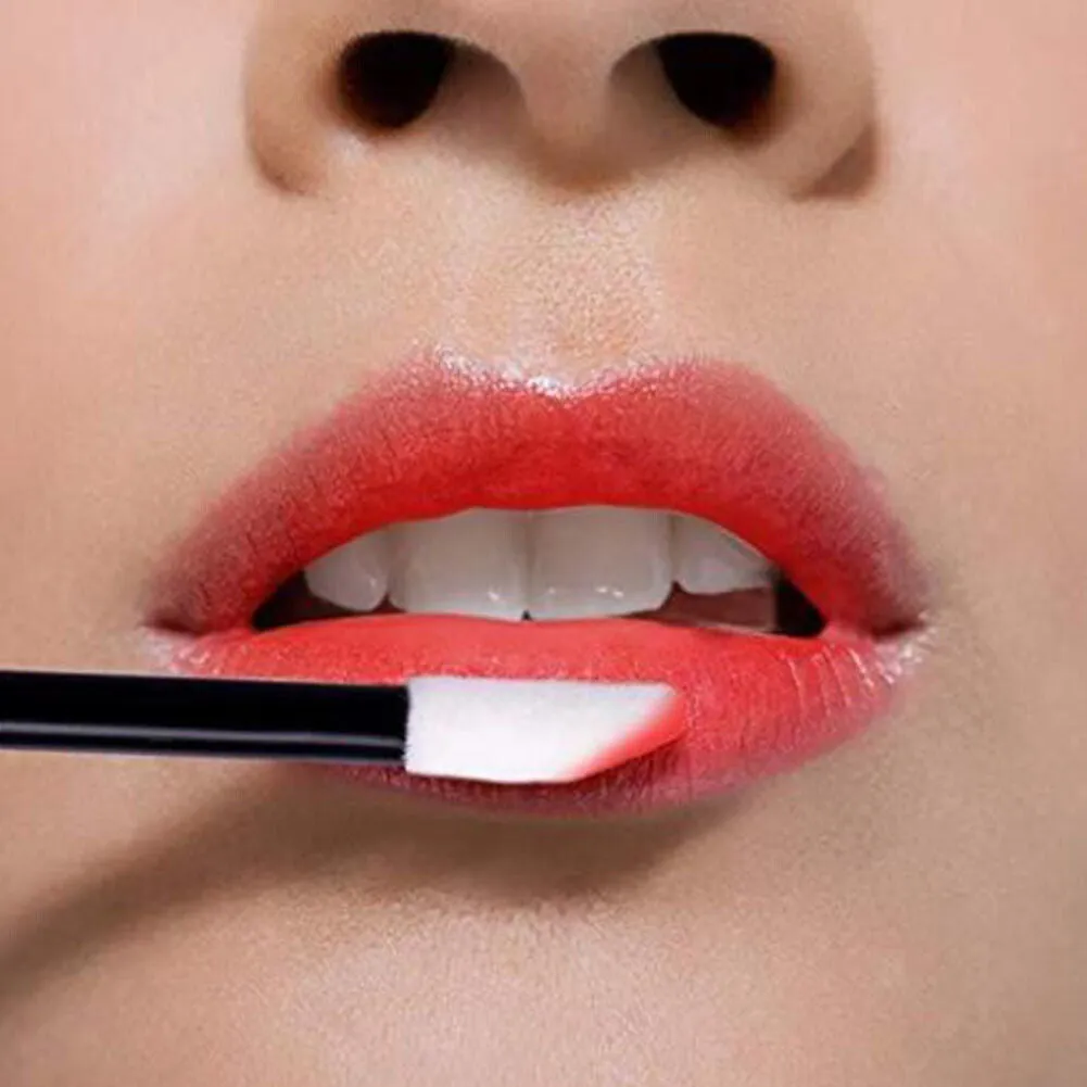 US 100-200 Pack Disposable Lip Brush Gloss Wands Applicator Makeup Cosmetic Tool