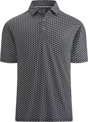 WARHORSEE Golf Polo Shirts for Men Short Sleeve Wrinkle Free 4 Way Stretch Moisture Wicking Performance Collared Tshirts