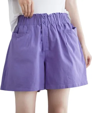 Women's Bermuda Shorts Elastic High Waisted Workout Cargo Pants Lounge Lightweight Breathable Hiking Pants