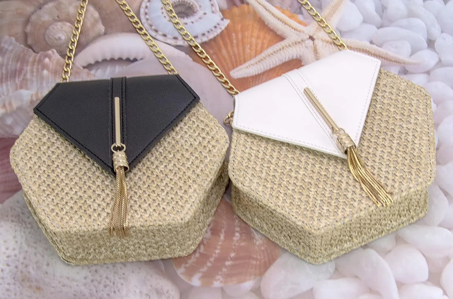 Women's Crossbody Bag Cute Straw Shoulder Bag