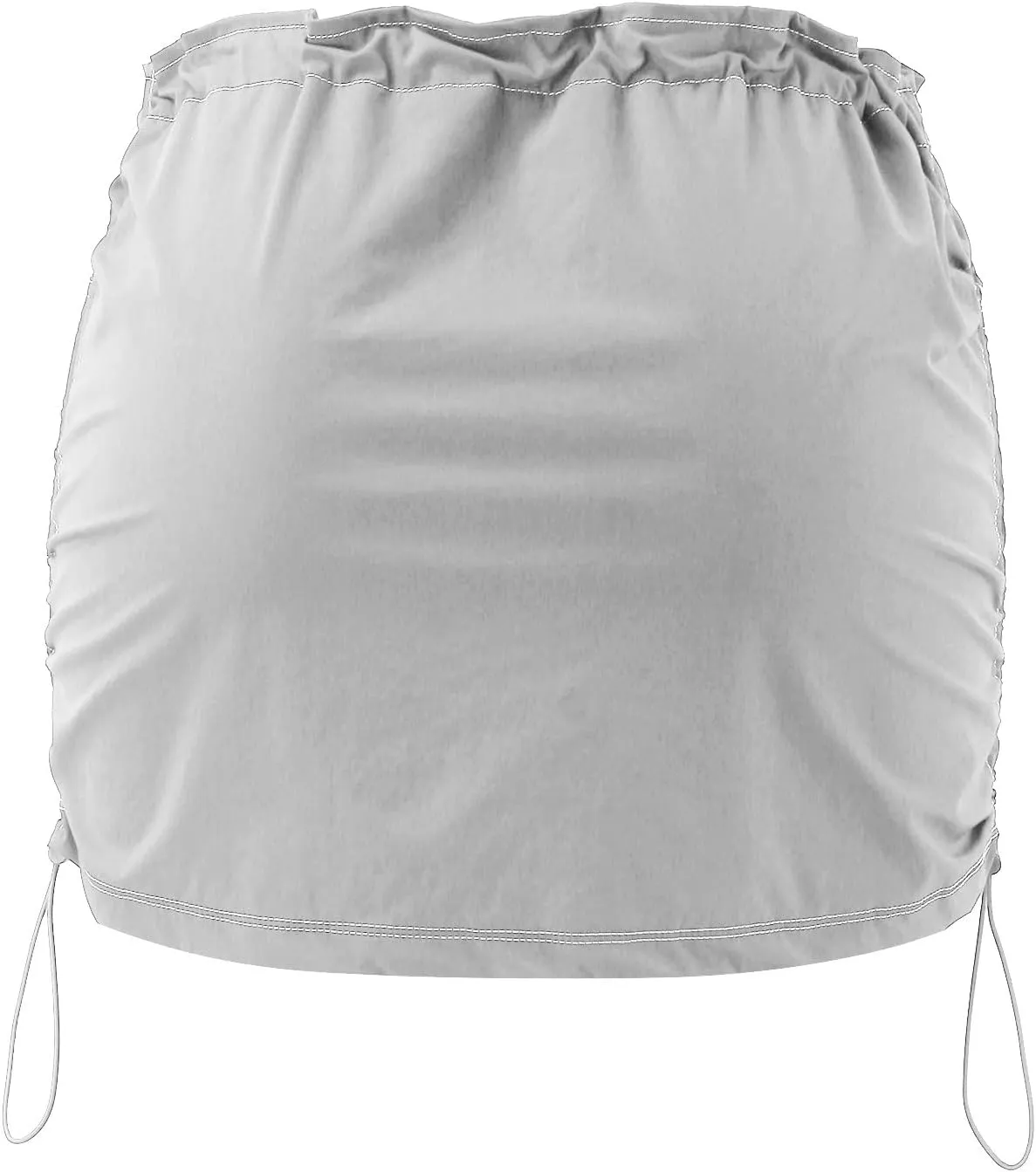 Women's Low Waist Cargo Skirt High Waisted Skirts Denim Skirt with Pocket Beach A Line Dress Pencil Skirts for