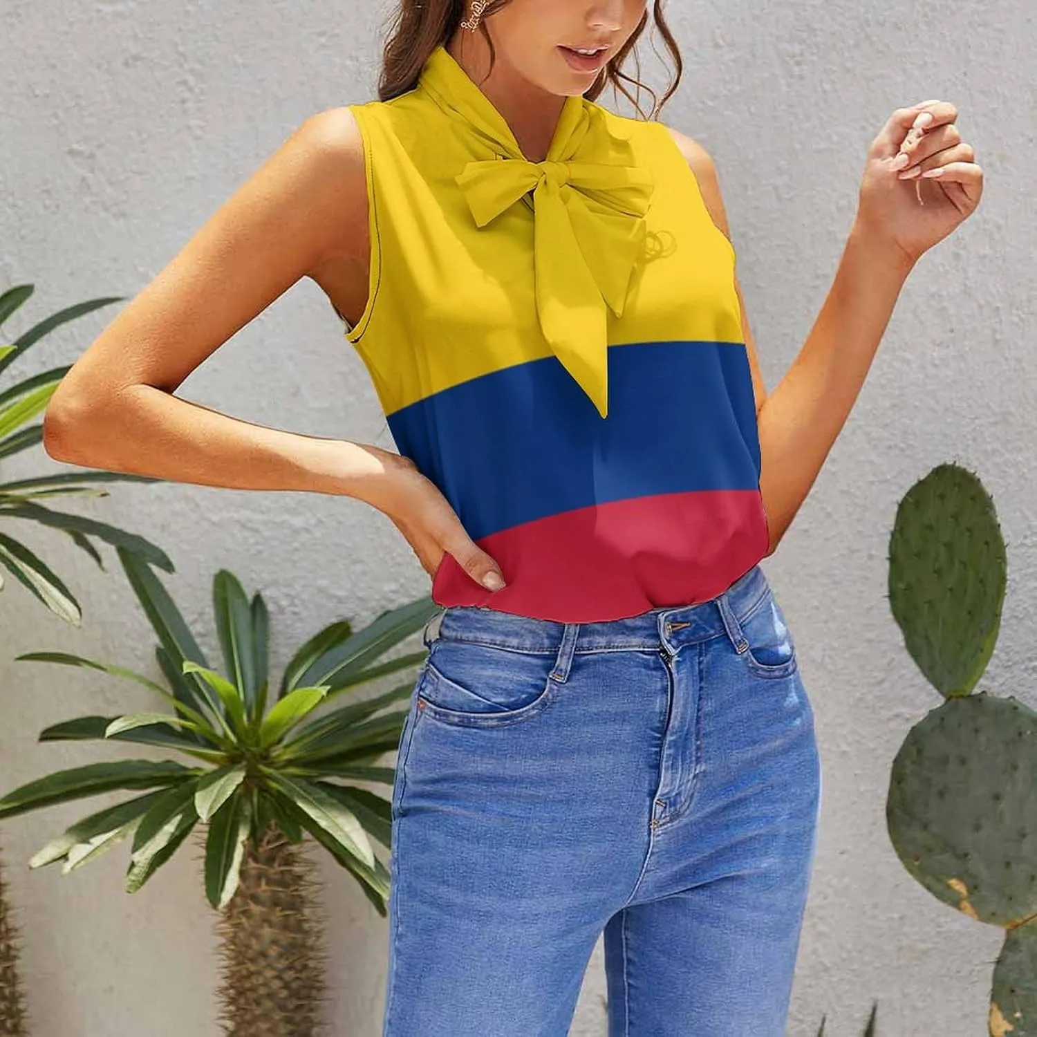 Women's Sleeveless Golf Shirt Quick Dry Nicaragua Flag Casual Tank Tops Polo-Shirts for Women with Collar