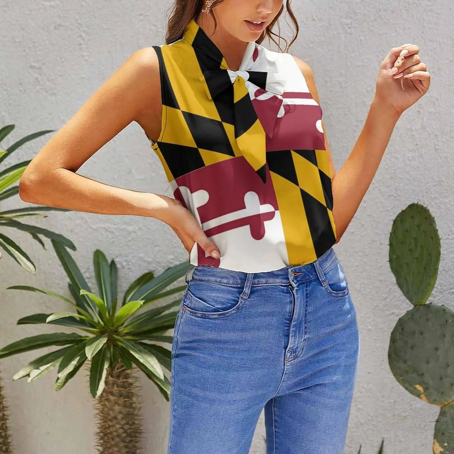 Women's Sleeveless Golf Shirt Quick Dry Nicaragua Flag Casual Tank Tops Polo-Shirts for Women with Collar