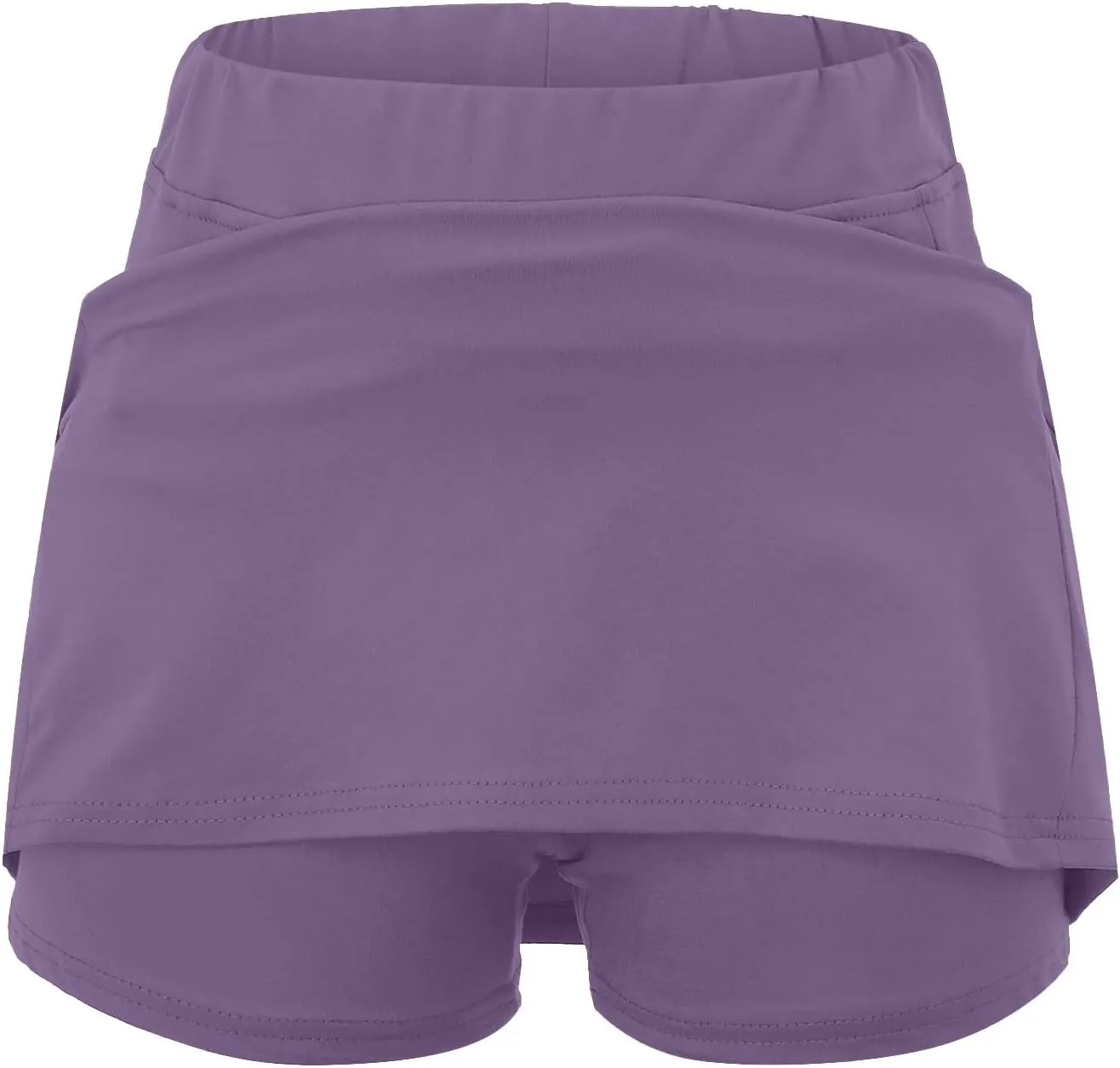 Women's Tennis Skirts Fashion Stretchy High Waist Golf Inner Shorts Sports Plus Size Solid Running Workout Athletic Skorts