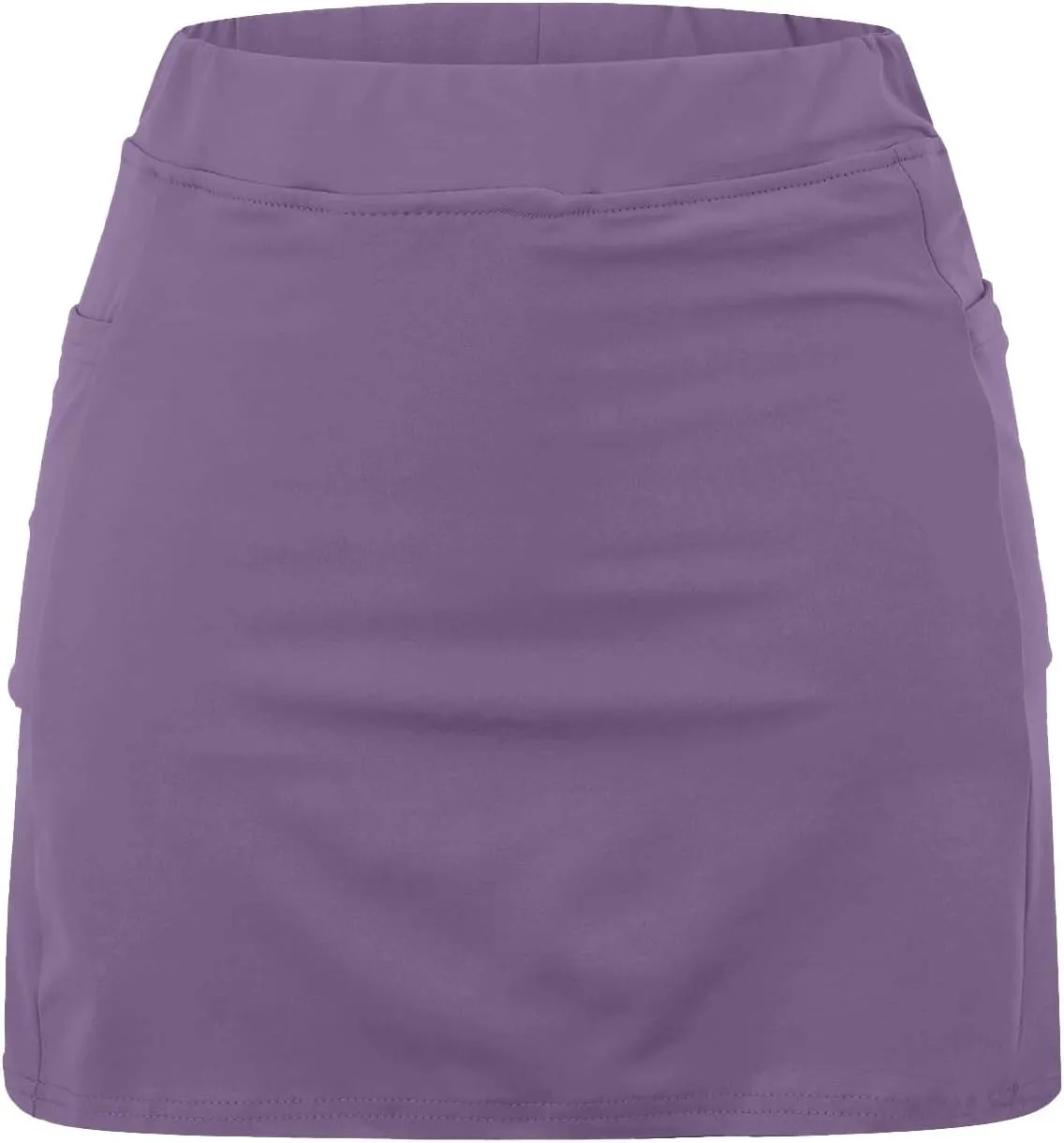 Women's Tennis Skirts Fashion Stretchy High Waist Golf Inner Shorts Sports Plus Size Solid Running Workout Athletic Skorts