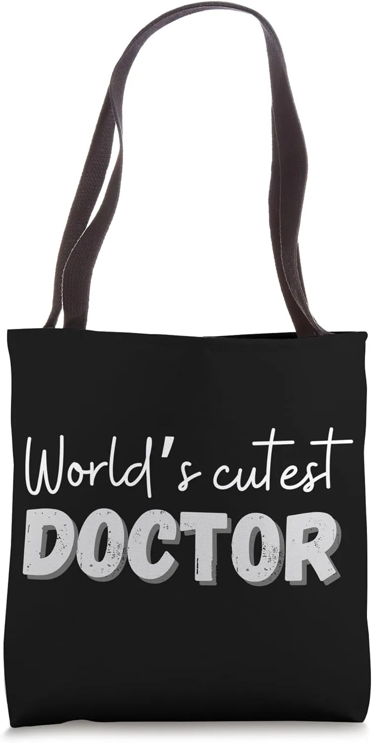 World's Cutest Doctor Funny Tote Bag
