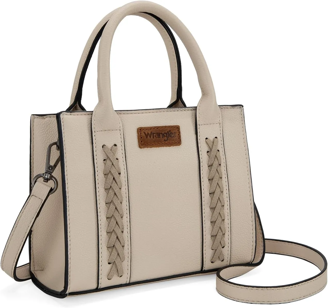 Wrangler Mini Crossbody Purse for Women Cute Small Tote Bag Shoulder Handbag Ladies Top Handle Satchel with Adjustable Strap