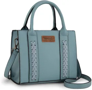 Wrangler Mini Crossbody Purse for Women Cute Small Tote Bag Shoulder Handbag Ladies Top Handle Satchel with Adjustable Strap