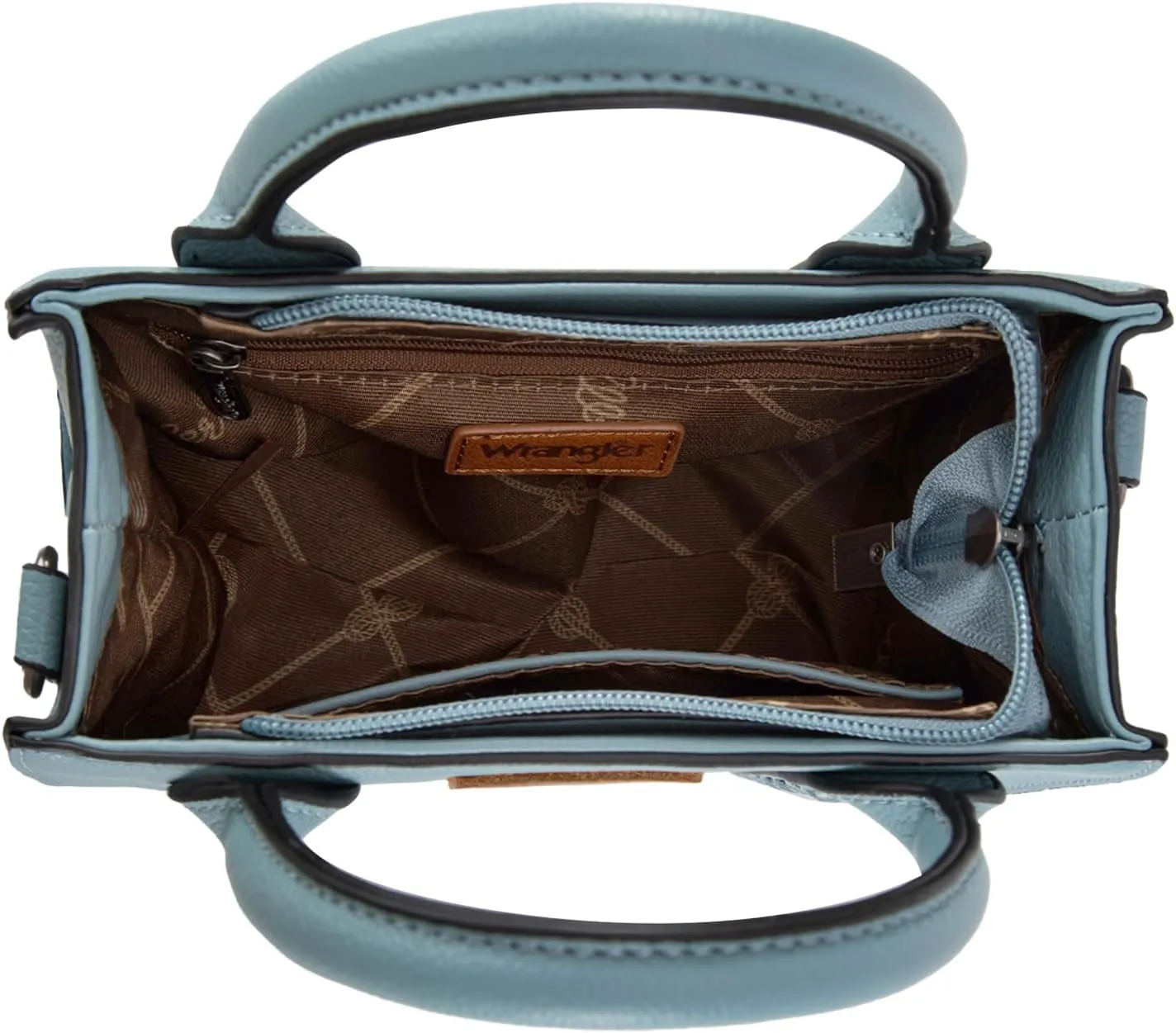 Wrangler Mini Crossbody Purse for Women Cute Small Tote Bag Shoulder Handbag Ladies Top Handle Satchel with Adjustable Strap