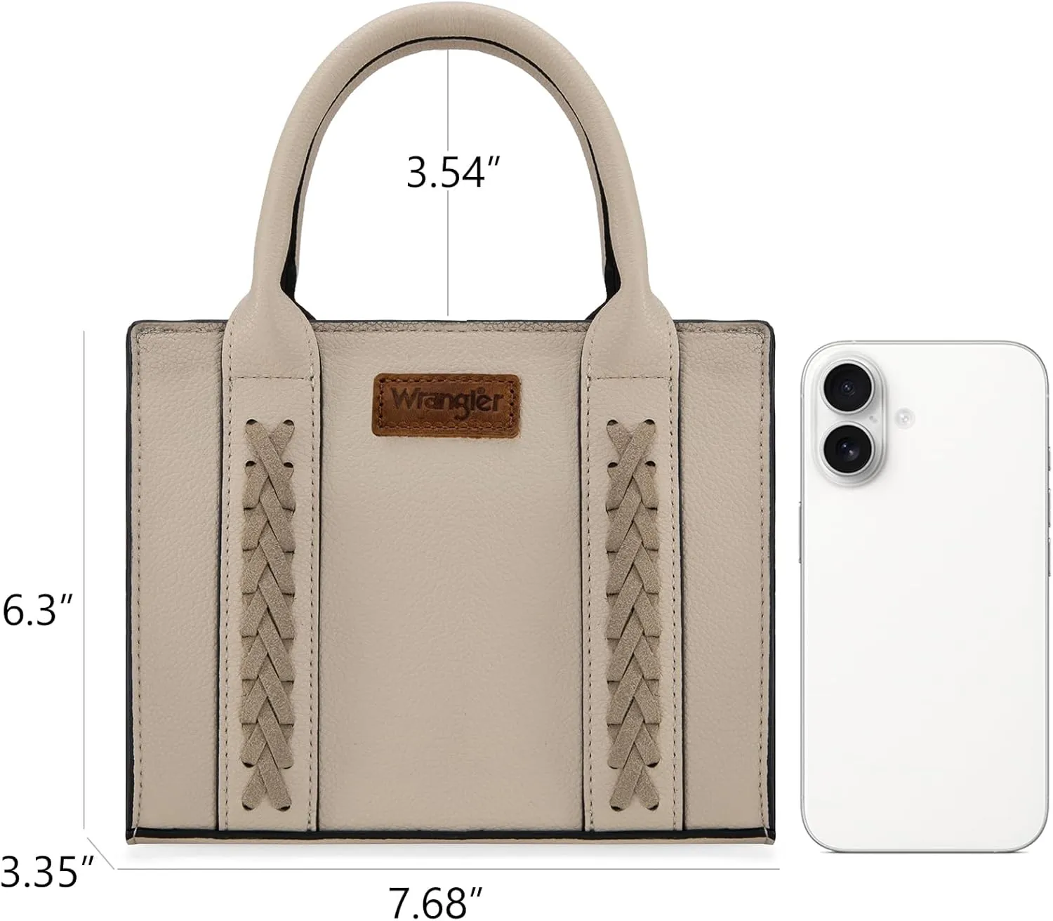 Wrangler Mini Crossbody Purse for Women Cute Small Tote Bag Shoulder Handbag Ladies Top Handle Satchel with Adjustable Strap