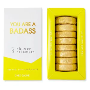 You Are A Badass - Shower Steamers - Sea Salt, Citrus Neroli - Set of 8 Tabs