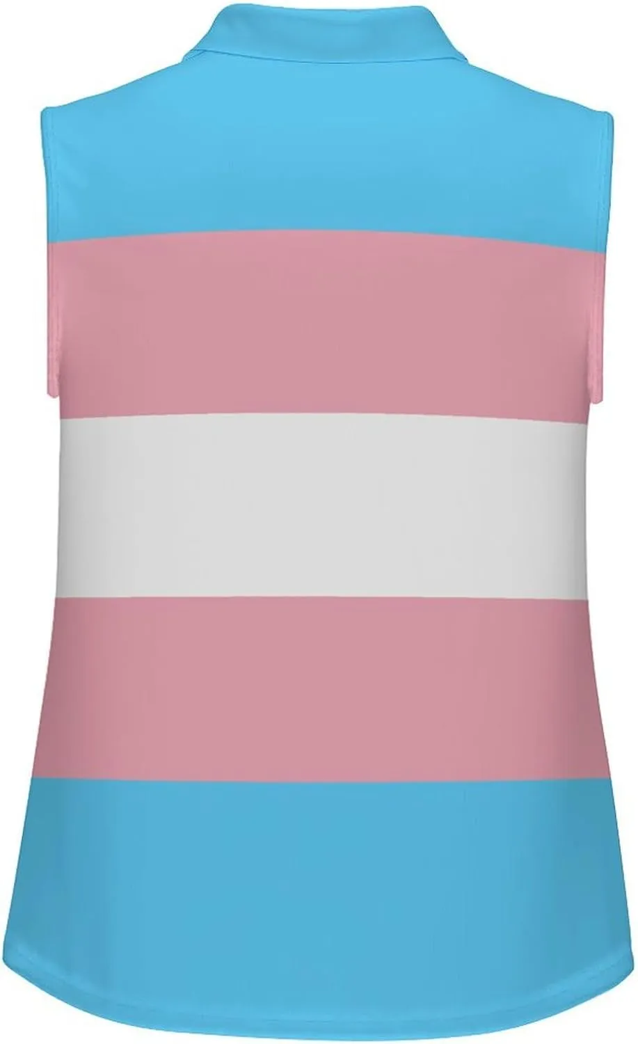 Zakqeik Italian Flag Women's Sleeveless Golf Tank Top V-Neck Athletic Polo-Shirts Workout