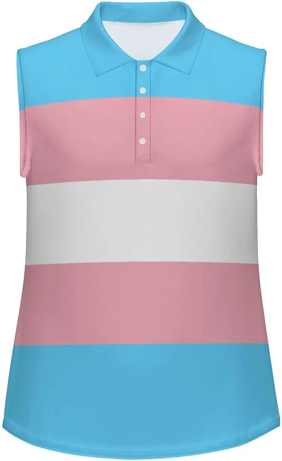 Zakqeik Italian Flag Women's Sleeveless Golf Tank Top V-Neck Athletic Polo-Shirts Workout